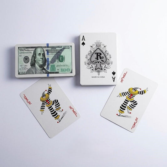 ورق لعب بتصميم دولار