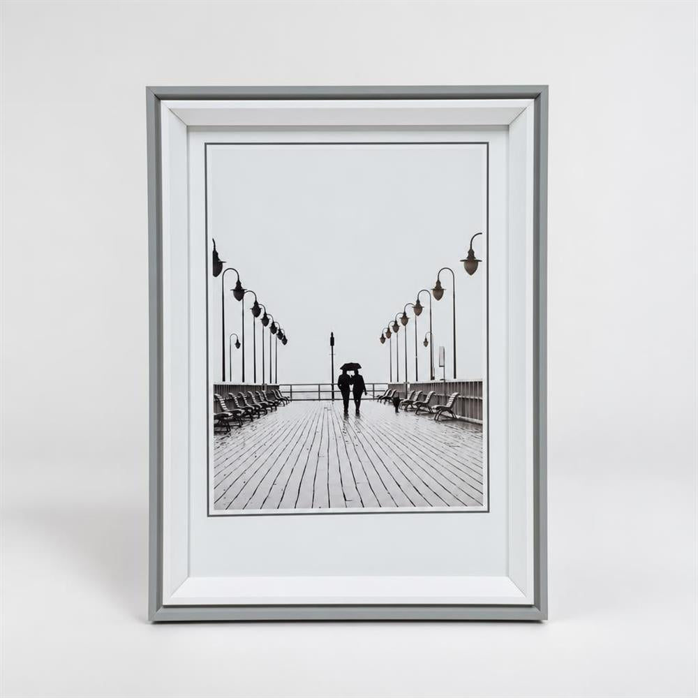 برواز صور 15 * 20 cm - رمادي