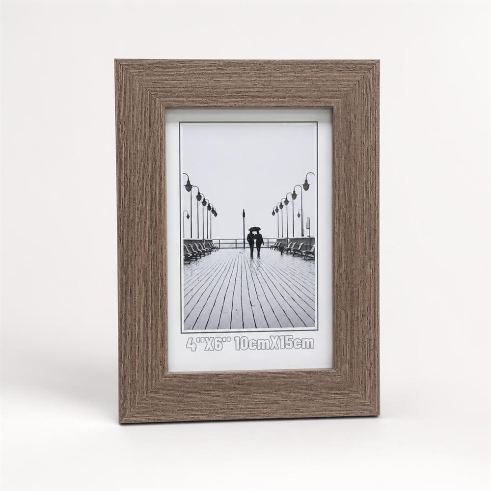برواز صور 10 * 15 cm - بني فاتح