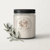 شمعة معطرة في برطمان زجاجي بغطاء أسود - 88-004-2